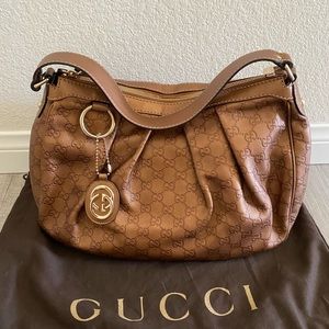Limited edition copper Gucci hobo bag